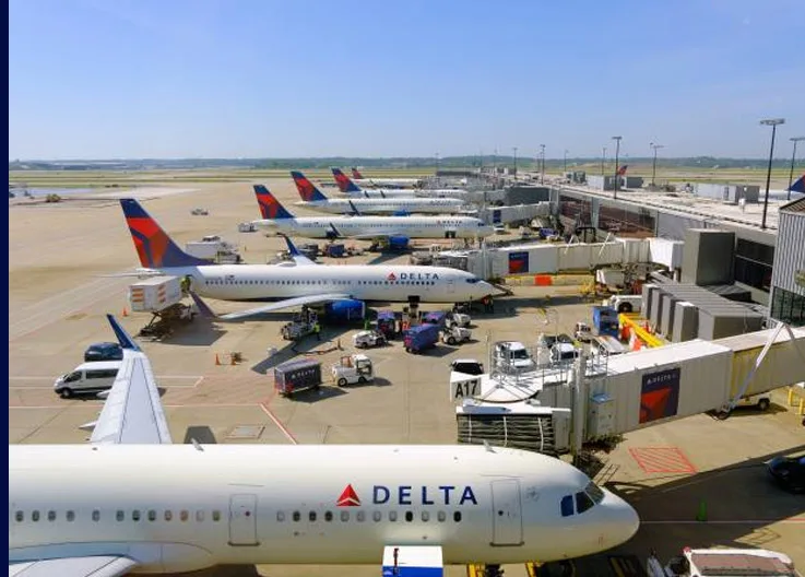 Delta Air Lines Cancels 200 Flights in Atlanta
