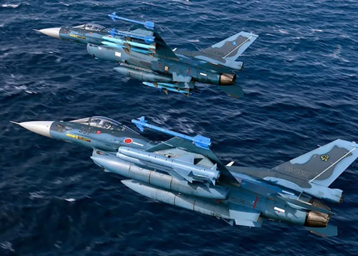 F-2A Fighter Jet Crashes into the Pacific in Japan, 90 Jets Grounded