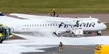 Finnair ATR72 Collides with Ground Vehicle at Helsinki Airport