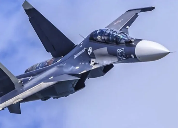 Russian Su-30SM Fighter Jet Crashes in the Black Sea