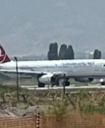 Turkish Airlines Flight TK2746 Made an Emergency Landing at Muş Airport