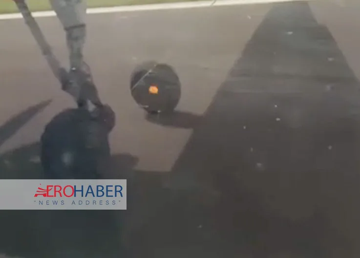 Bombardier Q400 Wheel Falls Off Runway