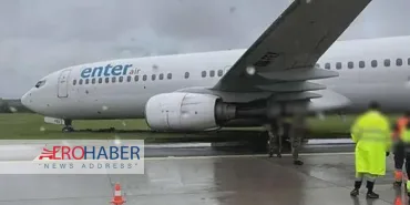 Enter Air Passenger Plane Skids Off Runway