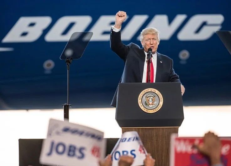 Trump’s Open Support for Boeing, Airbus Breaks Record with 8,716 Orders