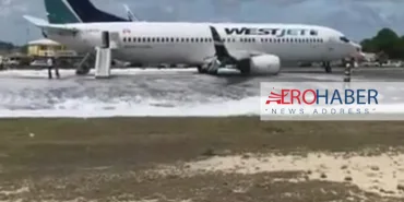 WestJet 737-800’s Right Main Landing Gear Collapsed, Runway Temporarily Closed