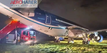 AZAL Airbus A320 Skids Off Runway in Saint Petersburg