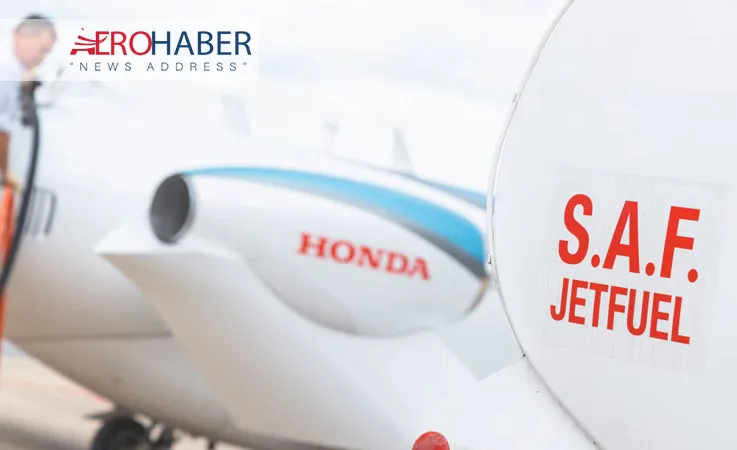 HondaJet Elite Flies on Renewable Fuel