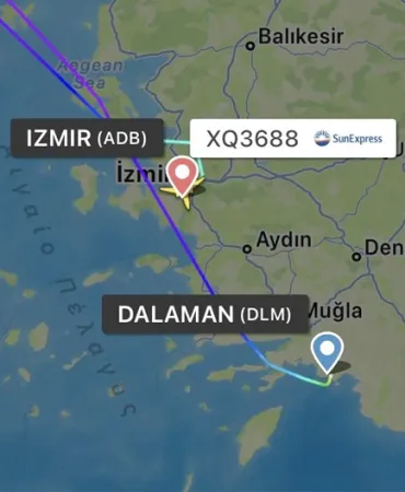 Suspicious Situation on Board: SunExpress Pilot Returns to İzmir!