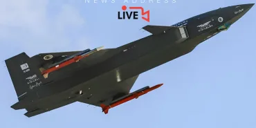 National Unmanned Combat Aircraft KIZILELMA Locked Onto F-16