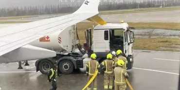 Ryanair Aircraft Collides with Fuel Tanker