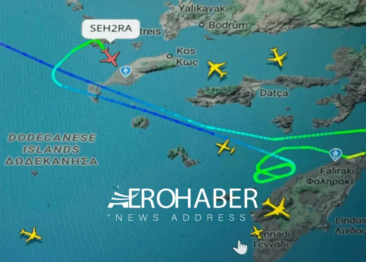 Storm in the Aegean: Passenger Aircraft Lands at Alternate Airport
