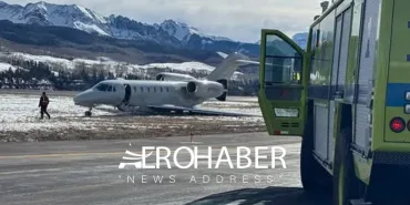 Business jet overruns runway in the US, disaster narrowly avoided