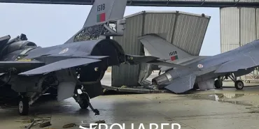 Debris Fell on F-16s