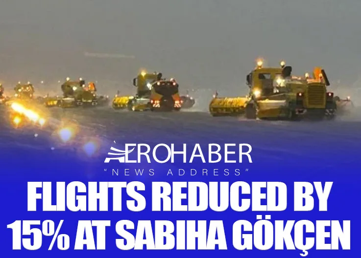 Flights Reduced by 15% at Sabiha Gökçen