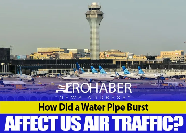 How Did a Water Pipe Burst Affect US Air Traffic?