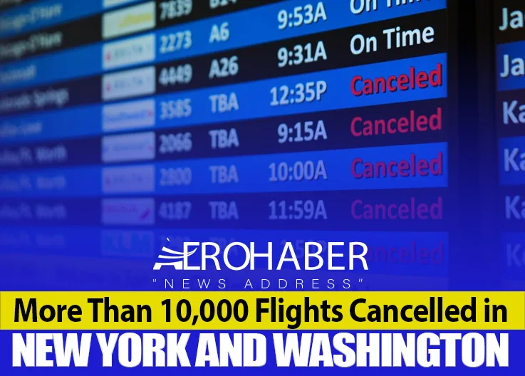 More Than 10,000 Flights Cancelled in New York and Washington