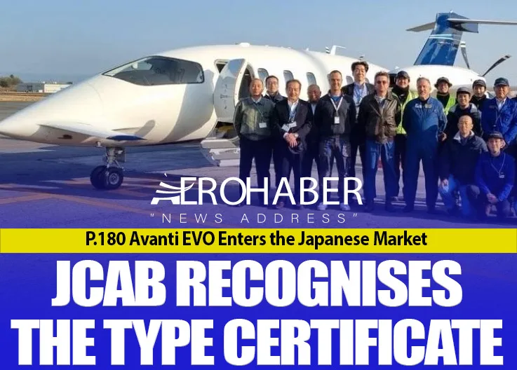 P.180 Avanti EVO Enters the Japanese Market: JCAB Recognises the Type Certificate