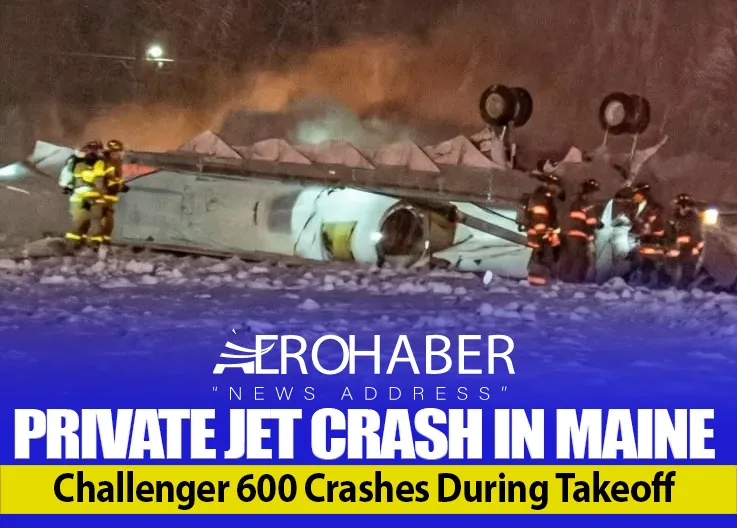 Private Jet Crash in Maine: Challenger 600 Crashes During Takeoff