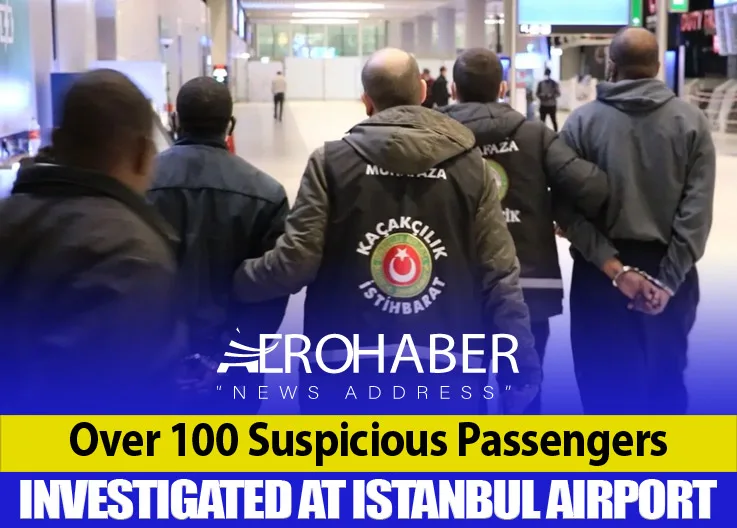 Over 100 Suspicious Passengers Investigated at Istanbul Airport