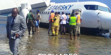 55-Person Aircraft Ran Off the Runway, Fell Off a Cliff!