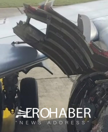 Engine Cowling Detached! Debris Hit the Fuselage
