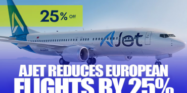 AJet Campaign Makes Flights to Europe and Central Asia Cheaper
