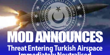 Munition Entering Türkiye’s Airspace Shot Down by NATO!