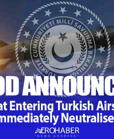 Munition Entering Türkiye’s Airspace Shot Down by NATO!