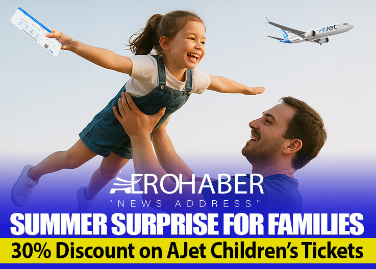 AJet Launches Summer Campaign: Up to 30% Discount on International Flights for Children