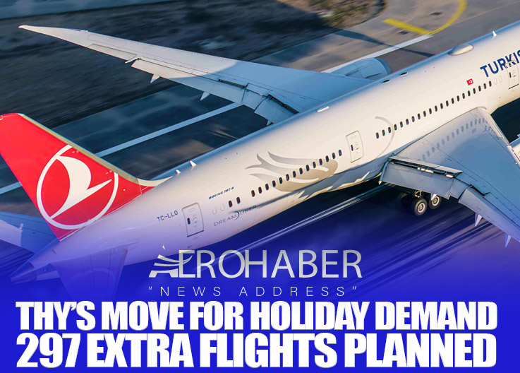 Turkish Airlines to Operate 297 Additional Flights for the Holiday