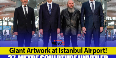 A Giant Artwork Unveiled at İGA Istanbul Airport: 37.7-Metre Sculpture Meets Passengers