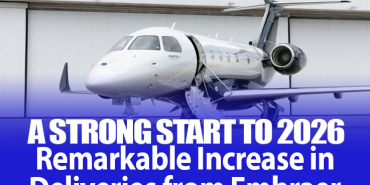 Embraer delivered 44 aircraft in the first quarter of 2026