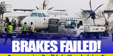 Aircraft accident in Myanmar: ATR-72 collided with parked A319