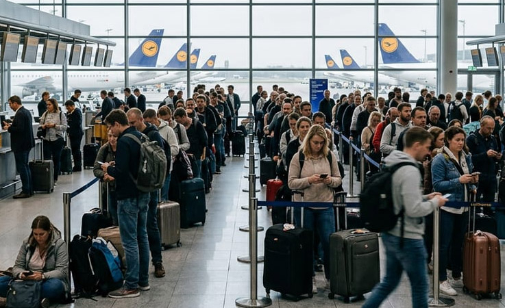 Lufthansa Strike Paralyzes European Flights: 90,000 Passengers Affected