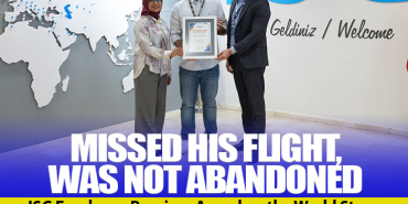 Missed His Flight, Was Not Abandoned: ISG Employee Receives Award on the World Stage