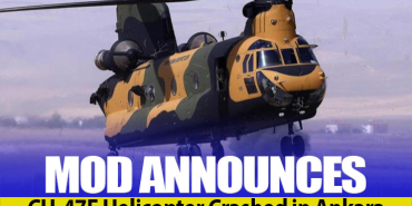 MoD Announces: CH-47F Helicopter Crashed in Ankara