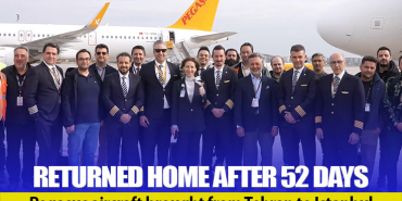 Pegasus aircraft returned to Türkiye after 52 days