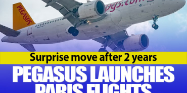 Pegasus to Reopen Istanbul–Paris Charles de Gaulle Route