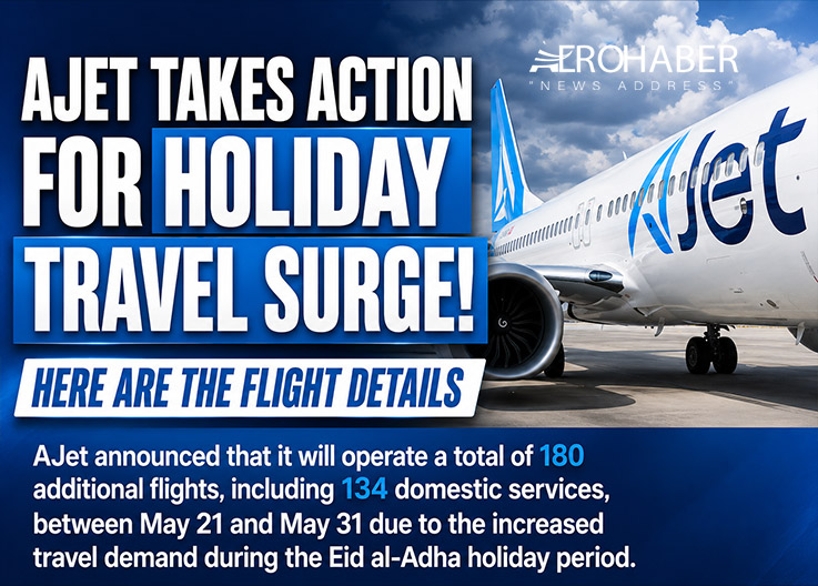 AJet Announces 180 Additional Flights for Eid al-Adha Holiday Rush