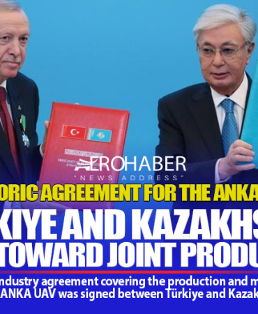 ANKA Unmanned Aerial Vehicle to Be Produced in Kazakhstan