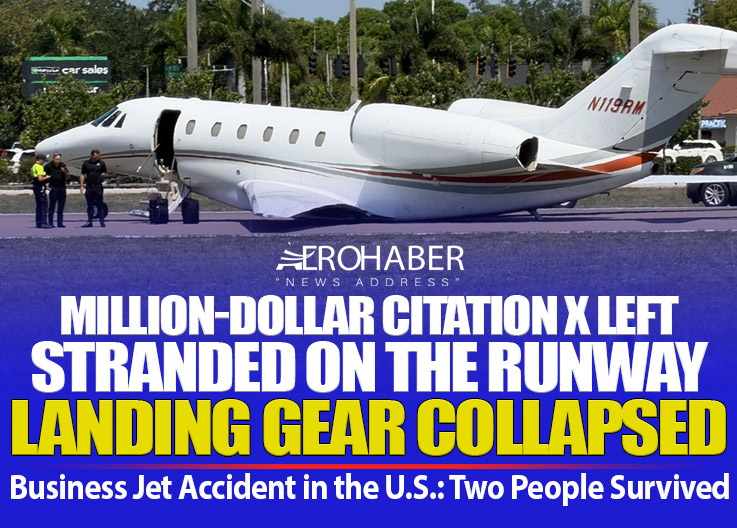 Cessna Citation X Mishap in the U.S. Narrowly Avoided: Business Jet Performed a Belly Landing
