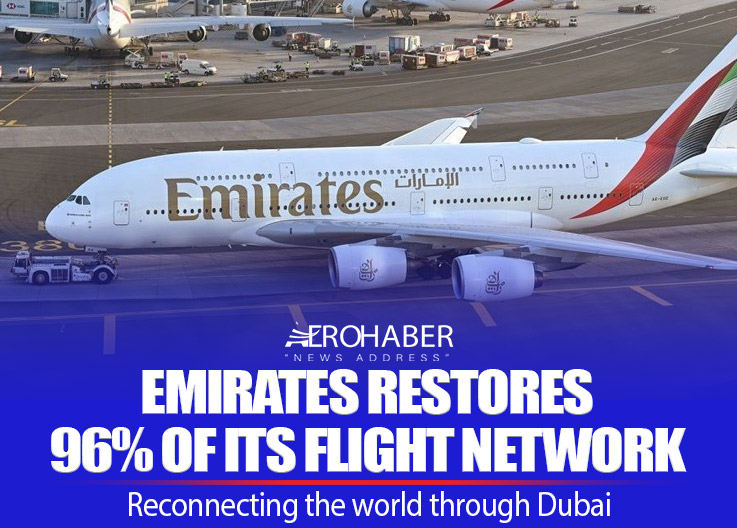 Emirates Restores 96% of Its Flight Network