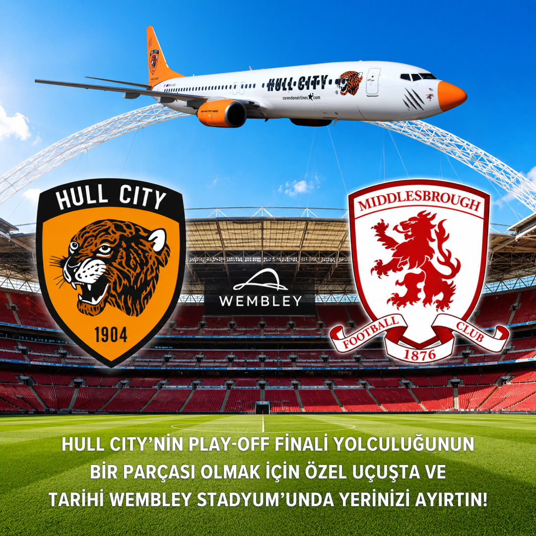 Corendon Airlines Launches Special Flight Operation on the Road to the Premier League 2 Corendon Airlines News Corendon Airlines Corendon Airlines Launches Special Flight Operation on the Road to the Premier League