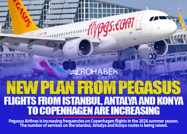Pegasus Expands Its European Network: New Copenhagen-Based Flight Plan