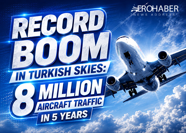 Record Boom in Turkish Skies: 8 Million Aircraft Traffic in 5 Years