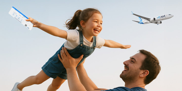 AJet's Father's Day Surprise! 30% Discount on Domestic Flights Now Available