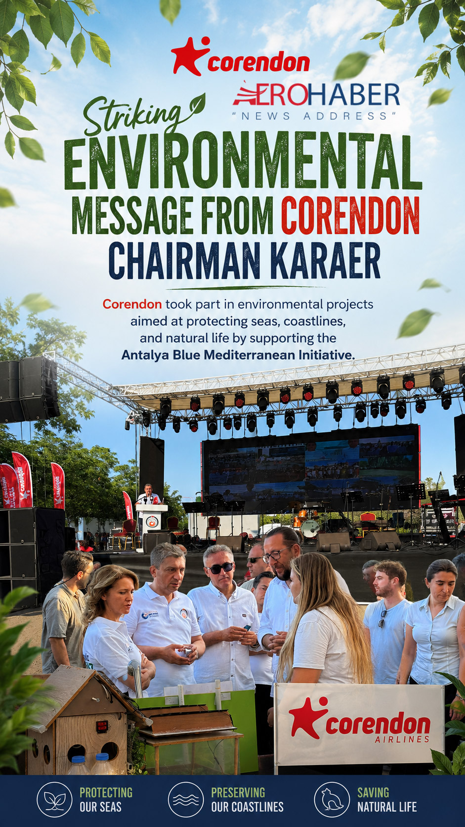 Corendon Supports Environmental Initiatives in Antalya 3 Corendon Airlines News Corendon Corendon Supports Environmental Initiatives in Antalya