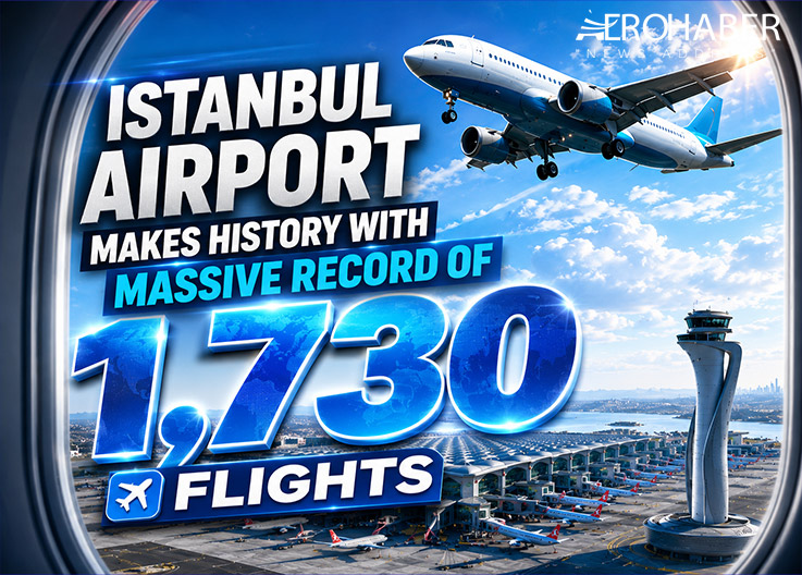 Istanbul Airport Reaches a New Milestone: 1,730 Flights Operated in a Single Day