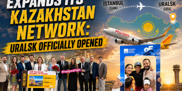 Pegasus Expands in Kazakhstan: Uralsk Flights Officially Launched