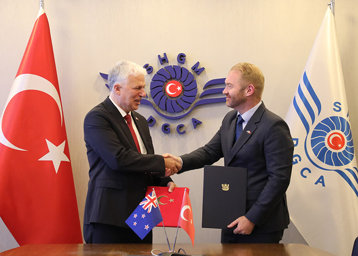 Türkiye and New Zealand Sign Aviation Memorandum